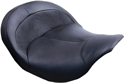 Danny Gray BigIST Solo Leather Seat - FLH/FLT `08-UP — Harley-Davidson Road King, Electra Glide Ultra Classic, Street Glide (2008-2018)