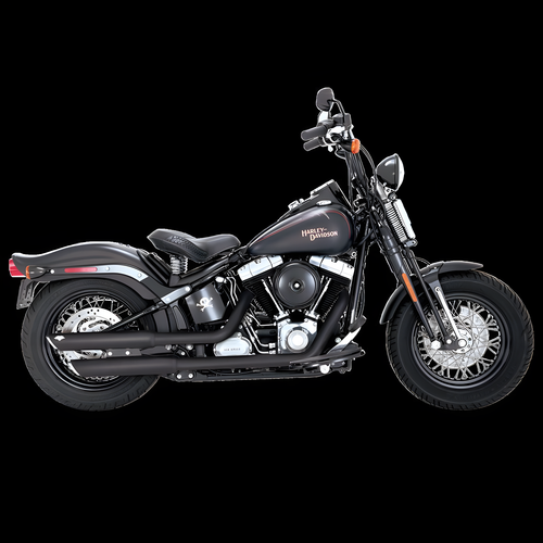 Vance and Hines Twin Slash Slip-Ons — Harley-Davidson Softail Heritage Classic, Softail Fat Boy, Softail (1983-2026)