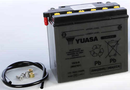 Yuasa 6V and 12V Standard Yumicron Battery - Yb16-B Conventional