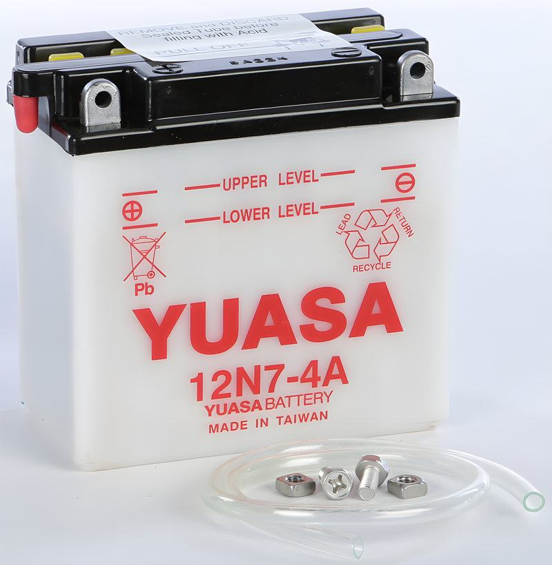 Yuasa 6V and 12V Standard Yumicron Battery - 12n7-4a Conventional