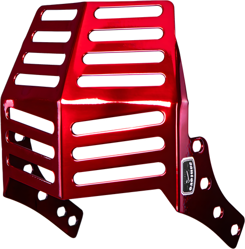 Santoro Fabworx Hockey Mask - RED Softail — Harley-Davidson Softail Heritage Classic, Softail Fat Boy, Softail (1983-2026)