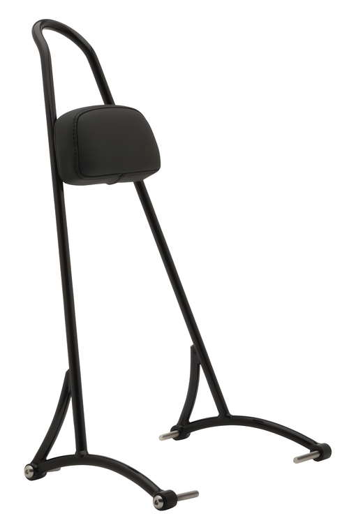 Burly Brand Sissy Bars - BAR W/ PAD Black XL 2004-2022 — Harley-Davidson Sportster 1200 Custom, Super Low, Iron 883 (2004-2022)