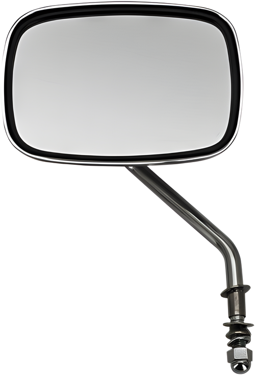 Harddrive OEM Mirror - Style Short Stem Chrome Left