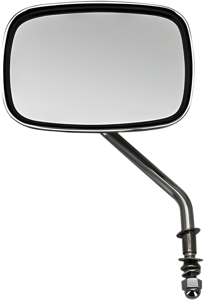 Harddrive OEM Mirror - Style Short Stem Chrome Left