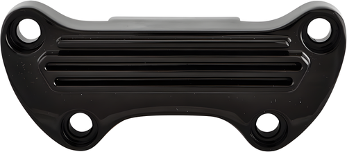 Harddrive Handlebar Clamp - Finned W/Skirt Black