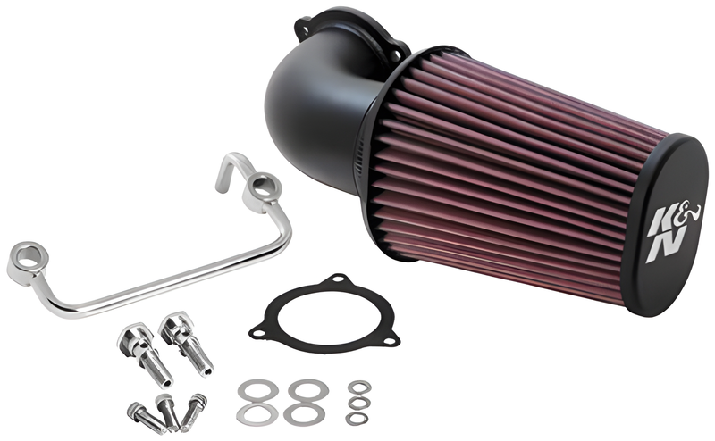 K&N Aircharger Intake System - Black — Harley-Davidson Road King, Electra Glide Ultra Classic, Street Glide (2008-2017)