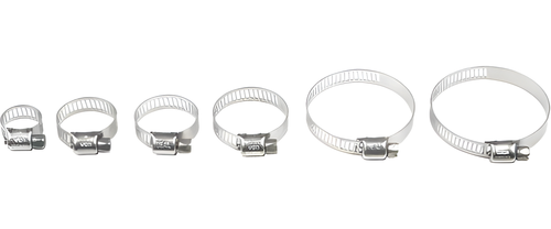 Helix Stainless Steel Hose Clamps - 13-32mm 10/PK