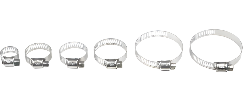 Helix Stainless Steel Hose Clamps - 13-32mm 10/PK