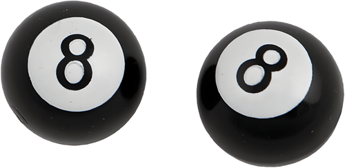 Harddrive Valve Stem Caps - 8 Ball PR
