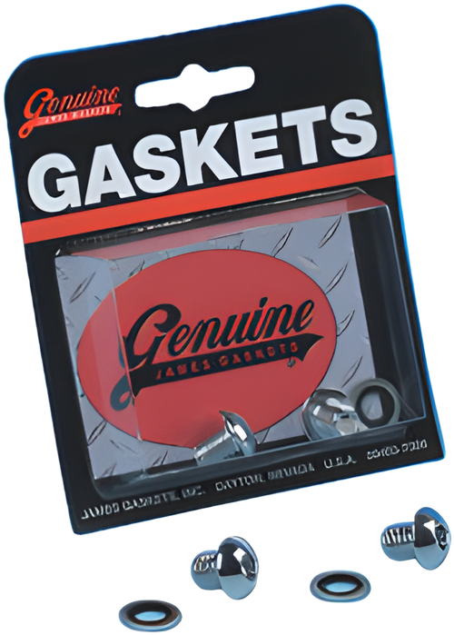 James Gaskets Shovelhead Gasket Kit - Drain Screw Fork FLH Sftl Ex. Deuce KIT 4… — Harley-Davidson (1993-2017)