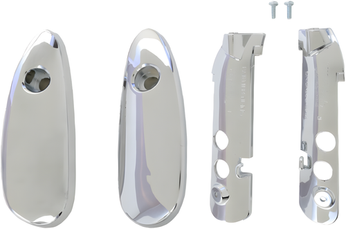 Baggernation Road Glide Turn Signal Eliminators - Chrome `2015-2021 Fltr — Harley-Davidson (2015-2021)