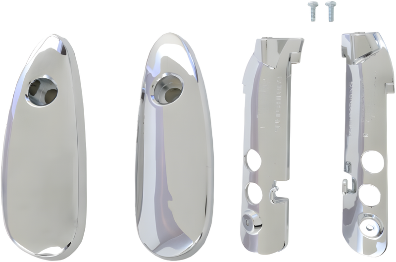 Baggernation Road Glide Turn Signal Eliminators - Chrome `2015-2021 Fltr — Harley-Davidson (2015-2021)