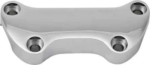 Harddrive Handlebar Clamp - Smooth W/O Skirt Chrome
