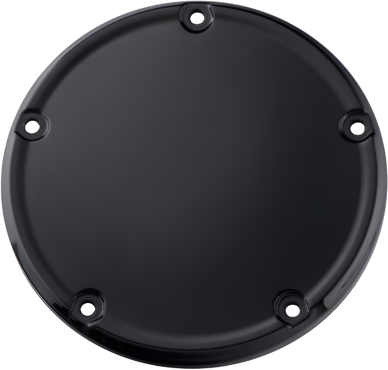 Harddrive Derby Cover - Matte BLK M8 Softail — Harley-Davidson Softail Fat Boy 114, Softail Heritage Classic 114, Softail Low Rider S (2018-2025)