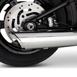 Vance and Hines Twin Slash Chrome Slip-Ons - Harley Milwaukee-Eight Softail