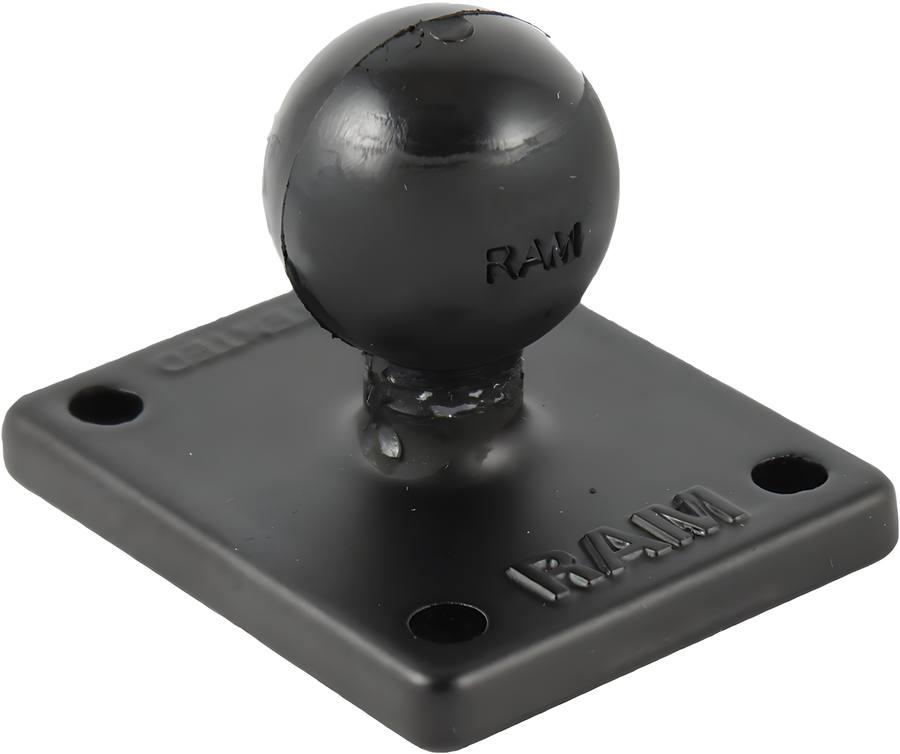RAM Mount 1" Ball Base with AMPS Hole Pattern - Harley & Indian V-Twin