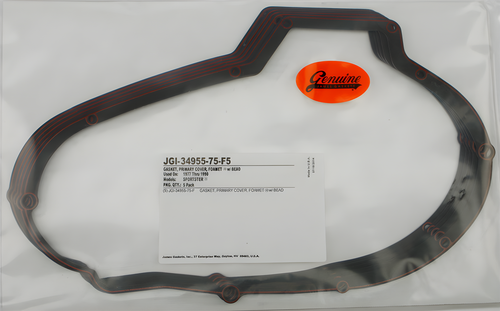 James Gaskets Sportster Primary Housing - Cover XL Foam W Bead 5/PK 34955-75-F5 — Harley-Davidson (1977-1990)