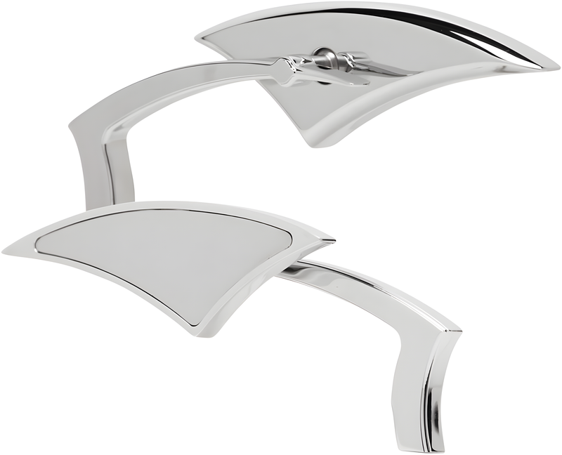 Baggernation Power Mirrors - Chrome 5.75