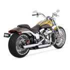 Vance and Hines Twin Slash Slip-Ons — 2007-2017 Harley-Davidson Softail Standard