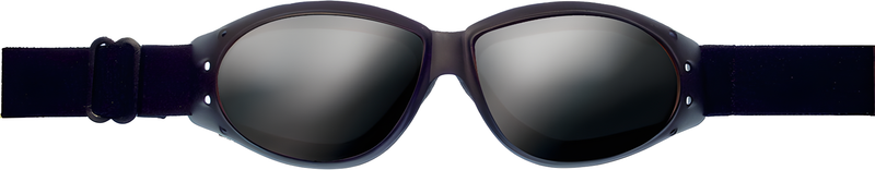 Bobster Cruiser Goggles - Sunglasses Black W/Smoke Reflective Lens