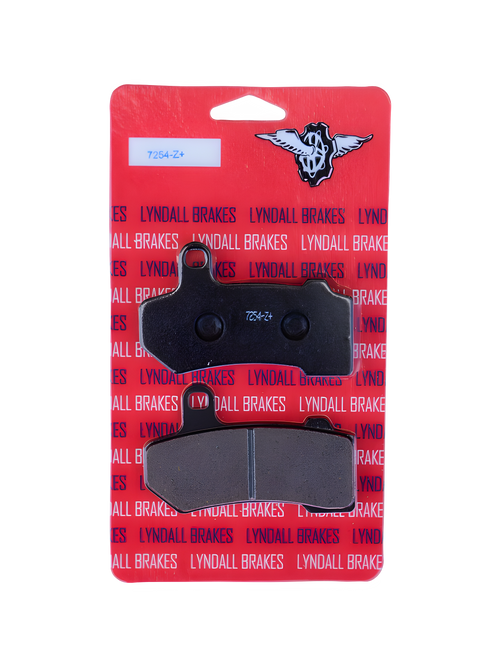 Lyndall Brakes Z Plus Brake Pads - PAD FR Z+ — Harley-Davidson Street Glide, Tri Glide Ultra Classic, Road King (2006-2026)