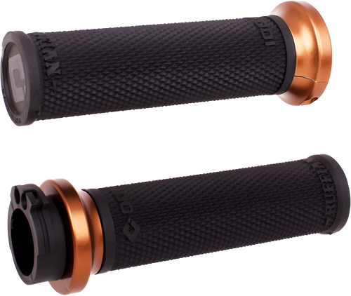 ODI Rufian Lock on Grips-Vtwin - Grips Cable 1
