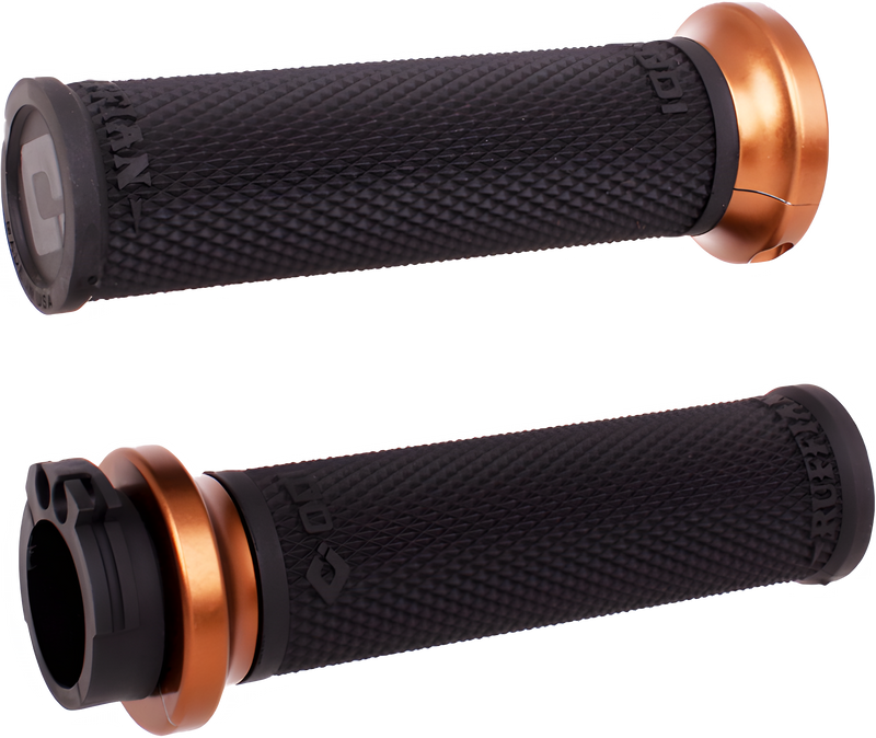ODI Rufian Lock on Grips-Vtwin - Grips Cable 1