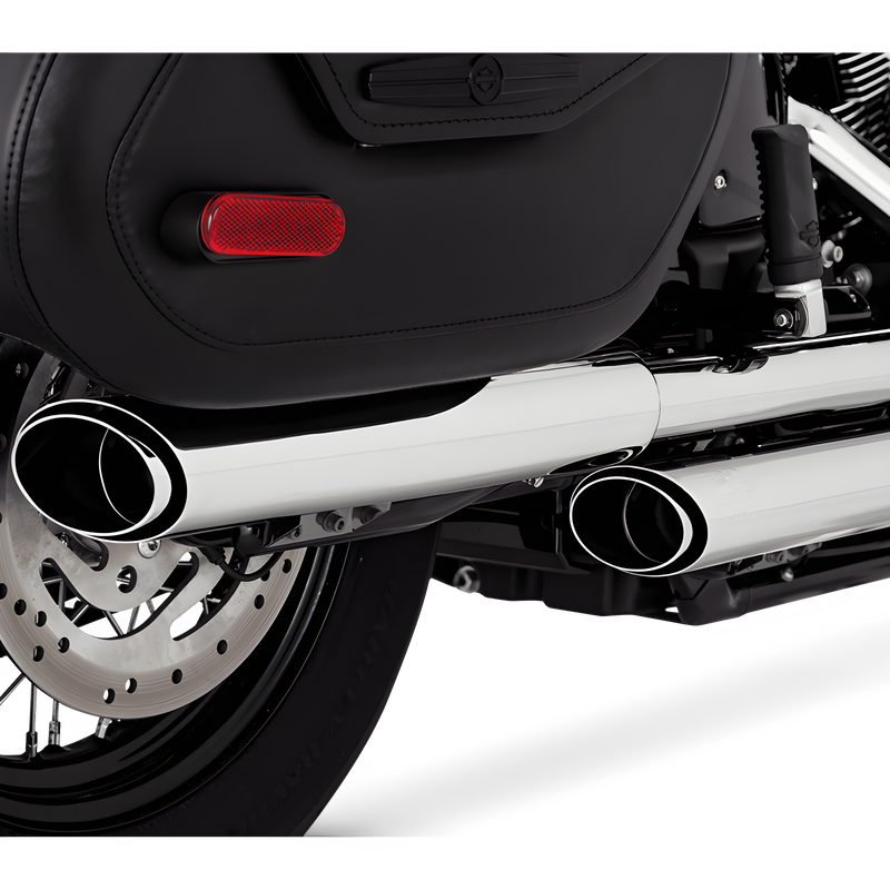 Vance and Hines Twin Slash Slip-Ons — 2018-2022 Harley-Davidson Softail Heritage