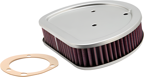 K&N High Flow Air Filter - HD-1499 Replacement — Harley-Davidson Softail Heritage Classic, Softail Fat Boy, Softail Deluxe (1999-2015)