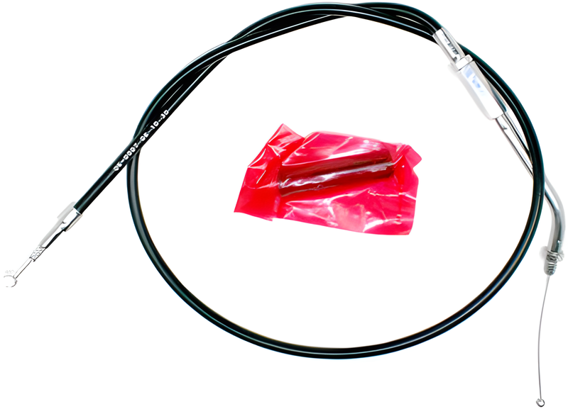Motion Pro Black Vinyl Idle Cable — Harley-Davidson Super Glide, Low Glide, Softail (1981-1989)