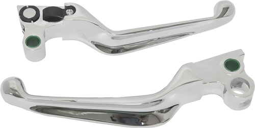Harddrive Wide Blade Lever Set - Chrome 1982-1995 — Harley-Davidson Electra Glide Classic, Tour Glide Classic, Super Glide (1982-1995)