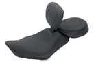 Mustang Motorcycle Solo with Driver Backrest Original — 2004-2021 Harley-Davidson Sportster Wide