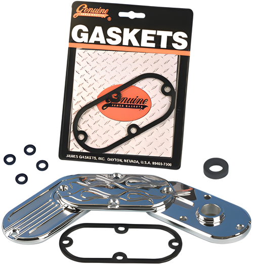 James Gaskets Gskt Insp Cvr Rms Fl Flh Fx Fxe - Cover RMS FL FLH FX FXE 1/PK 60… — Harley-Davidson (1955-2026)