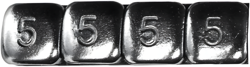 K&L Stick-On Wheel Weights - 5 Gram Chrome 360 Piece/BOX