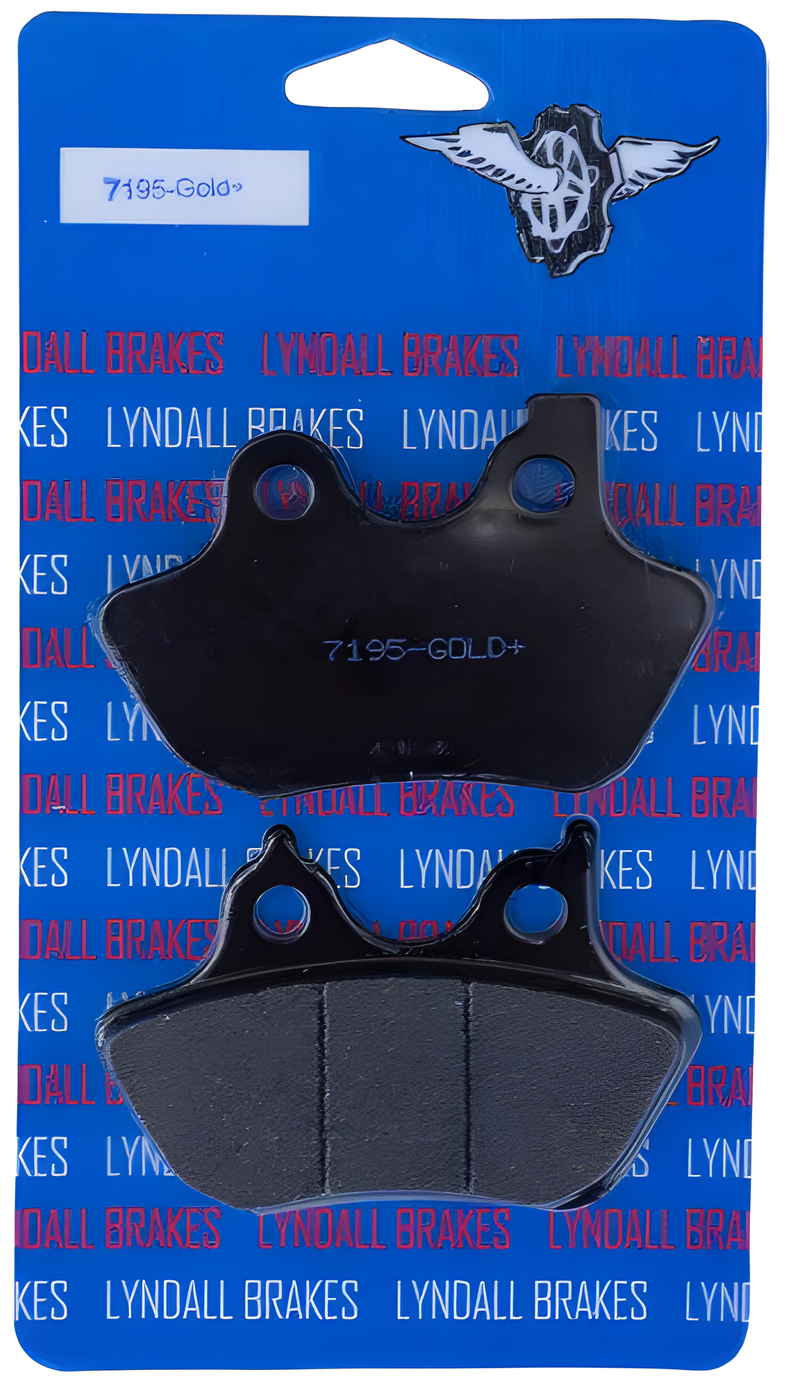 Lyndall Brakes Profiled Brake Pad - Gold+ FR/RR Except 200 MM Tire