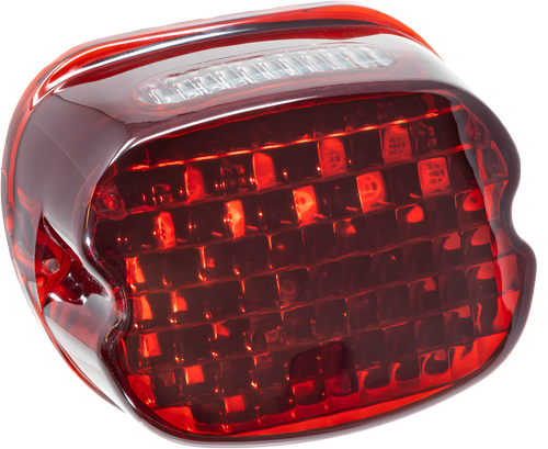 Letric Lighting Co Slantback LED Tailight - RED Lens Fxlrst Only — Harley-Davidson Softail Low Rider S, Softail Low Rider ST (2022)