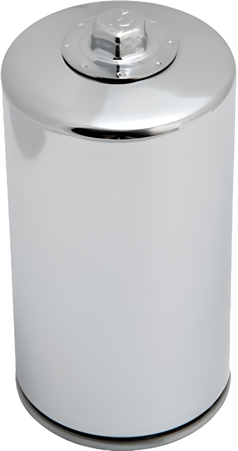 K&N Oil Filter - Chrome — Harley-Davidson Dyna Low Rider, Dyna Wide Glide, FXDS-Conv Dyna Convertible (1980-1998)