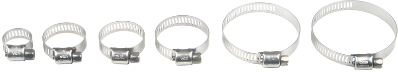 Helix Stainless Steel Hose Clamps - 32-58mm 10/PK