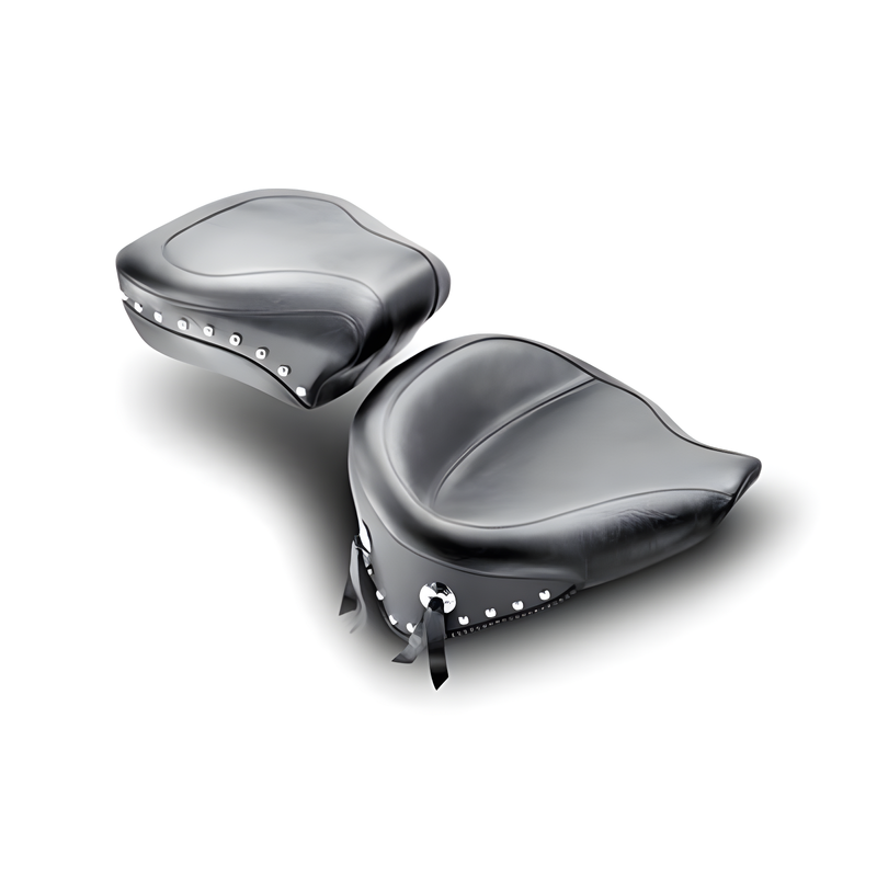 Mustang Motorcycle Passenger Studs — 2000-2015 Harley-Davidson Touring