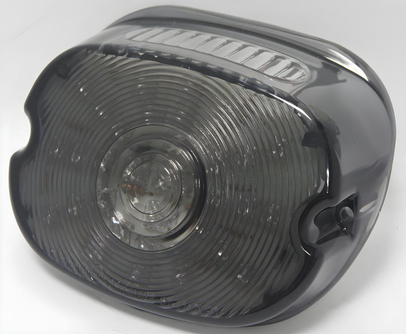 Harddrive LED Laydown Taillight - Assy 99-UP Smoke — Harley-Davidson Softail Heritage Classic, Softail Fat Boy, Dyna Low Rider (2003-2017)