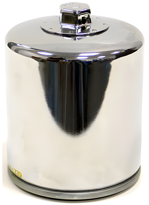 K&N Oil Filter - Chrome — Harley-Davidson Night Rod Special, V-Rod, V-Rod Muscle (2002-2017)
