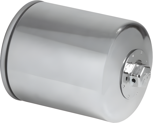 K&N Oil Filter - Chrome — Harley-Davidson Road King, Softail Fat Boy, Softail Heritage Classic (1989-2023)