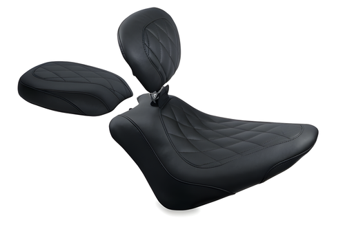 Mustang Motorcycle Passenger Diamond — 2011-2013 Harley-Davidson