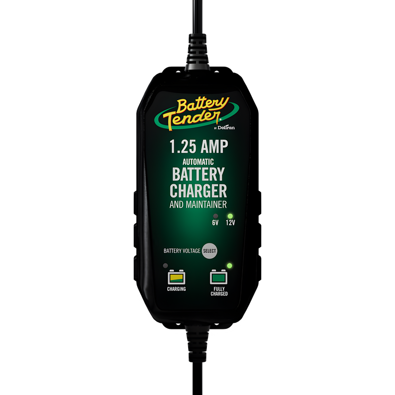 Battery Tender 1.25 Amp Selectable Battery Charger - 6/12 Volt