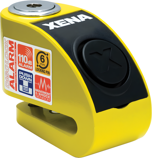 XENA XZZ6L Alarm Disc Lock - Yellow