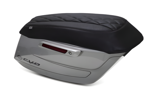 Mustang Motorcycle Saddlebag Lid Covers — 2023-2025 Harley-Davidson Road Glide