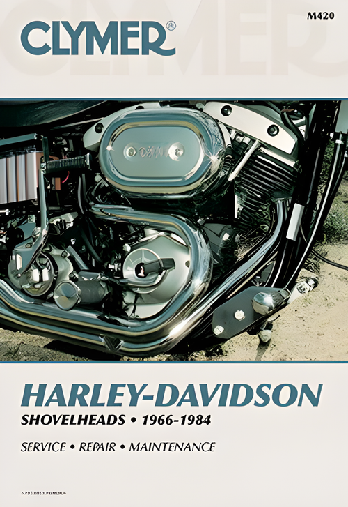 Clymer Repair Manual - Harley 74/80 4 SPD — Harley-Davidson Electra Glide, Super Glide, Low Rider (1970-1984)