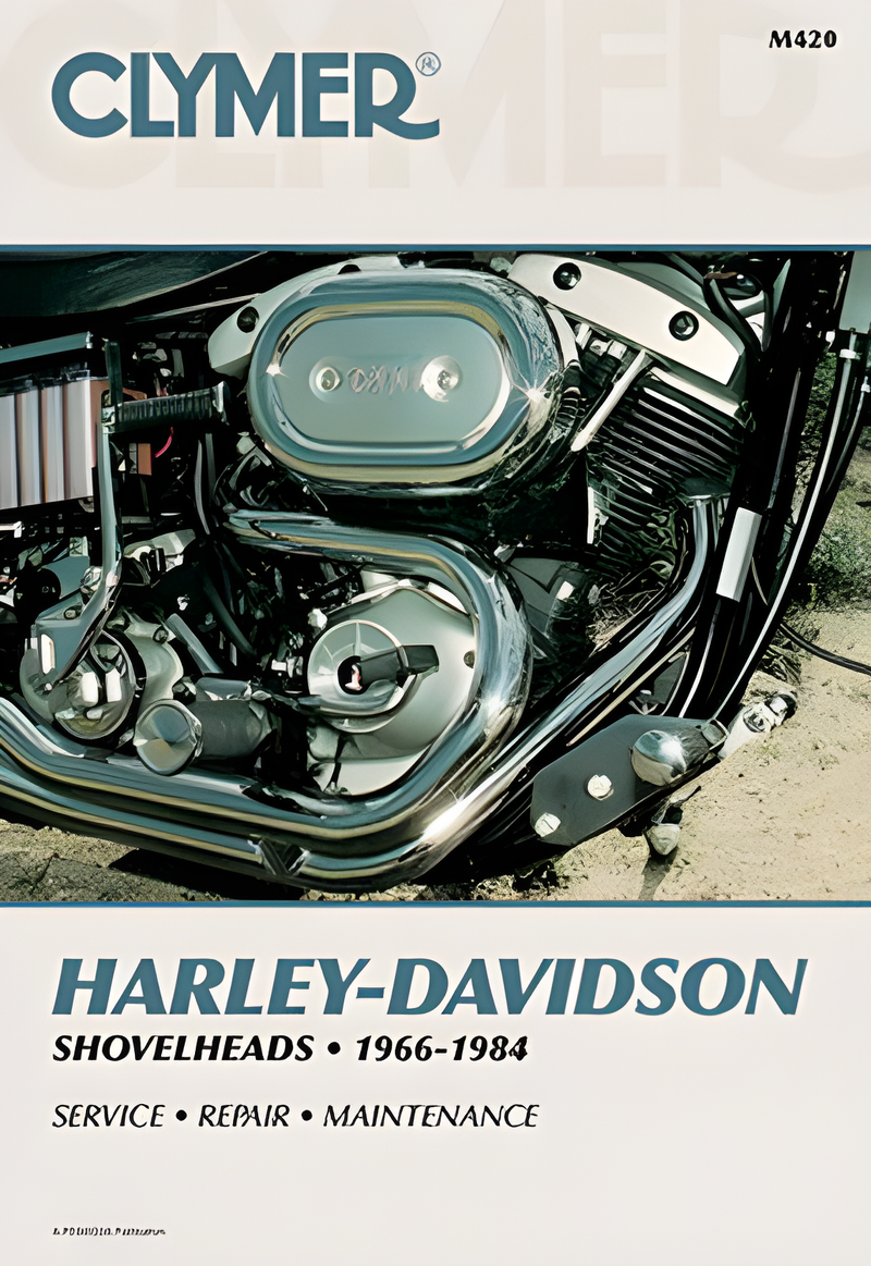 Clymer Repair Manual - Harley 74/80 4 SPD — Harley-Davidson Electra Glide, Super Glide, Low Rider (1970-1984)