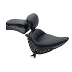 Mustang Motorcycle Solo with Driver Backrest Original — 2000-2015 Harley-Davidson Touring