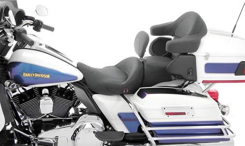 Mustang Motorcycle 1 Piece with Driver Backrest Original — 2008-2021 Harley-Davidson Touring